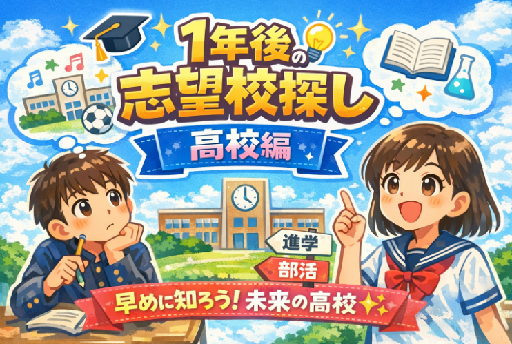 1年後の志望校探し：高校編