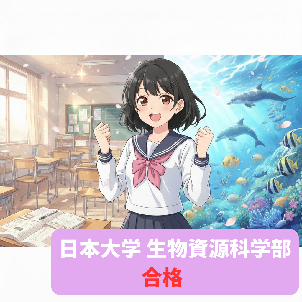 日本大学 生物資源科学部 合格！【祝・合格速報】