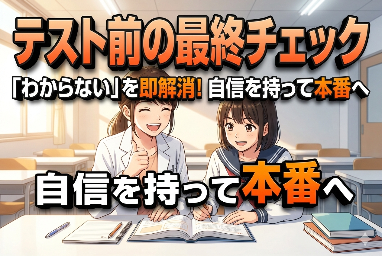 テスト対策実施しました