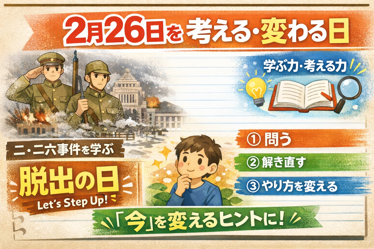 2月26日という日を、少し立ち止まって考えてみる