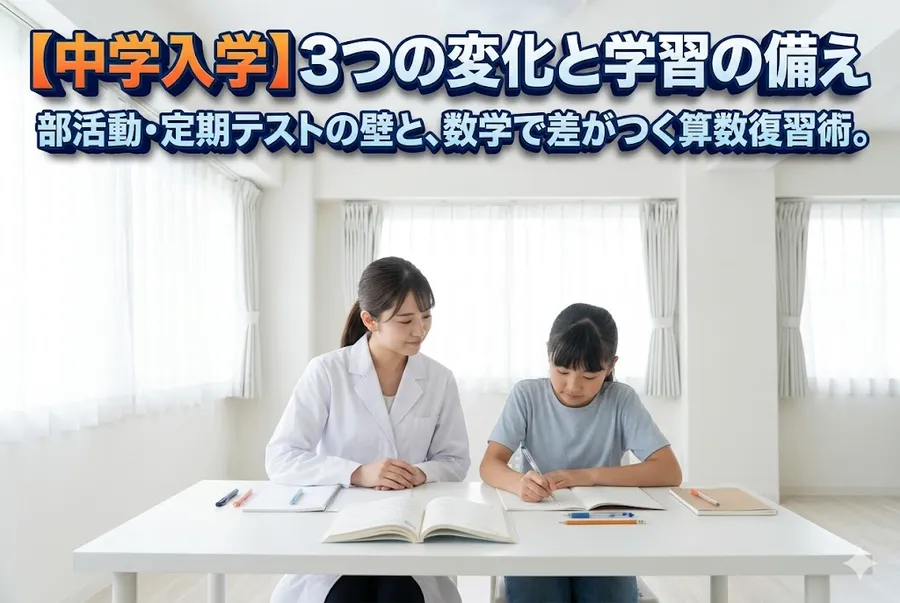 中学校生活はどう変わる？入学前に押さえたい3つの変化と学習の備え
