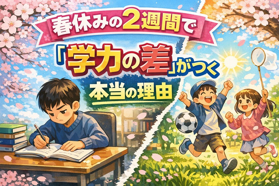 春休みの過ごし方で差がつく！2週間で成績を上げる最強勉強法【保存版】