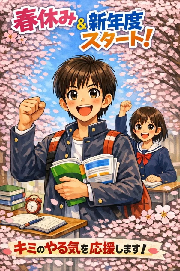 春休みは“伸びるきっかけ”をつくる絶好のタイミング