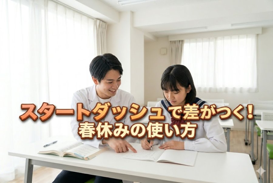 スタートダッシュで差がつく！春休みの使い方
