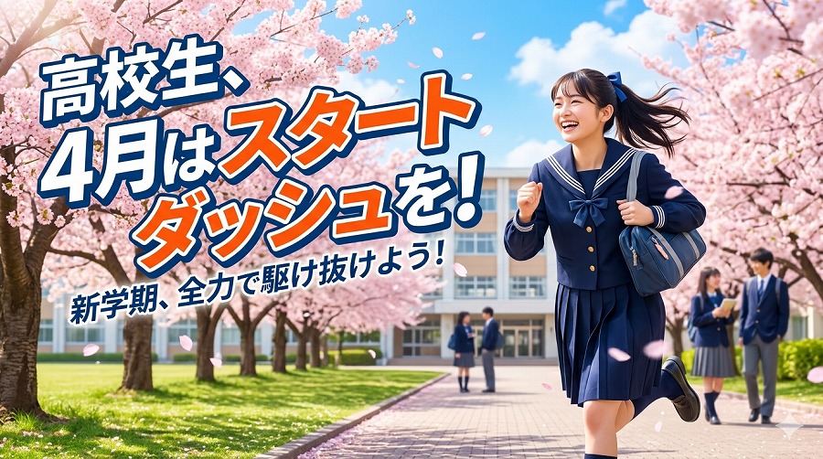 高校生は4月のスタートで差がつく｜最初の1ヶ月で成績が決まる理由とは？