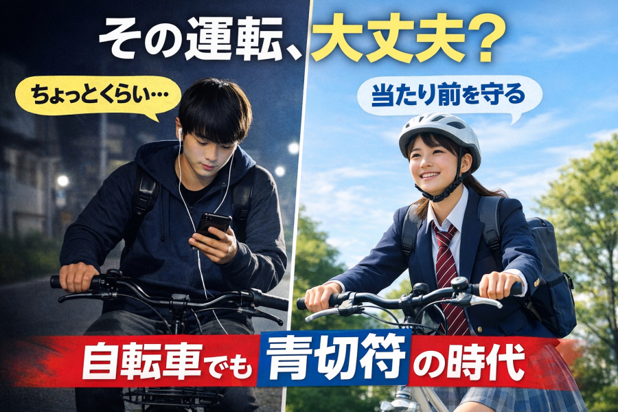 「自転車でも青切符！？“うちの子は大丈夫”が一番危険な理由」｜知らないと損する交通ルールと家庭で今やるべき対策