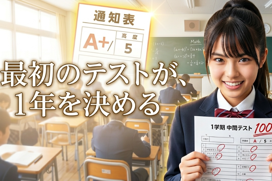 最初のテストが1年間の『通知表』を左右する本当の理由