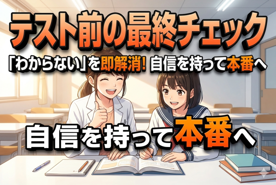 高校での初めての定期テスト