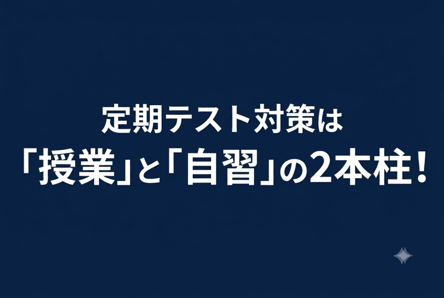「何を勉強するか」で迷わない。完全オーダーメイドの定期テスト対策
