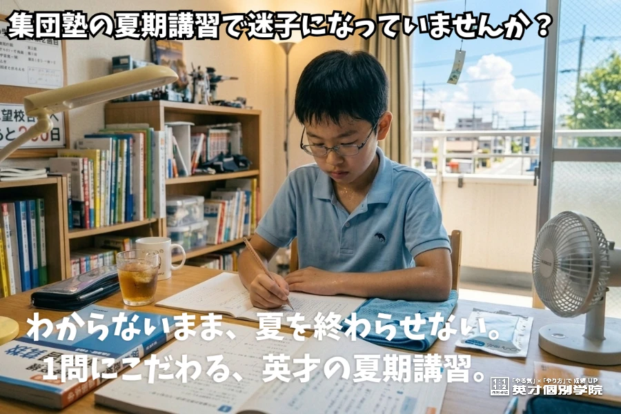 【中学受験　集団塾で迷子になっていませんか？】