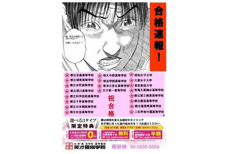 まとめて合格実績