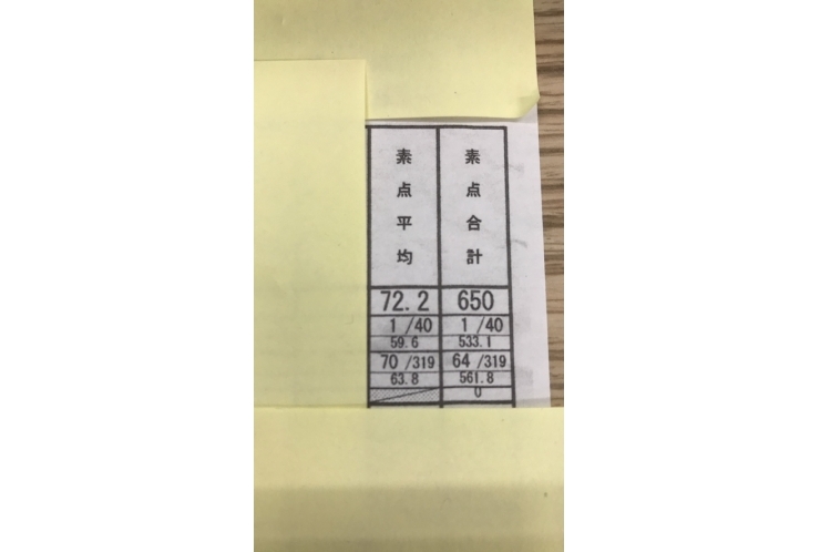 【英才個別学院 南砂校】テスト結果　すごい