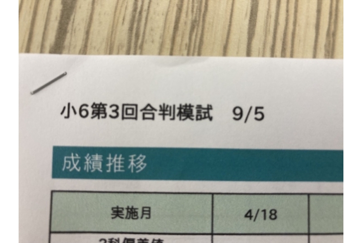 偏差値１７アップ！