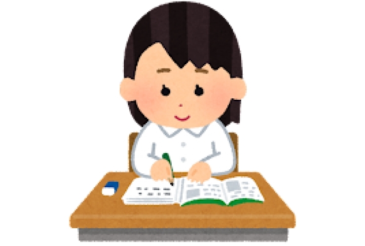 明日は中３テスト対策！