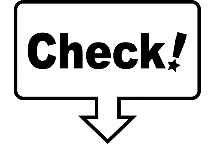 要「check」