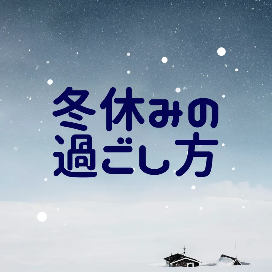 冬休みの過ごし方