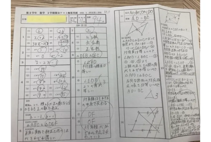 テストおつかれさま　その３