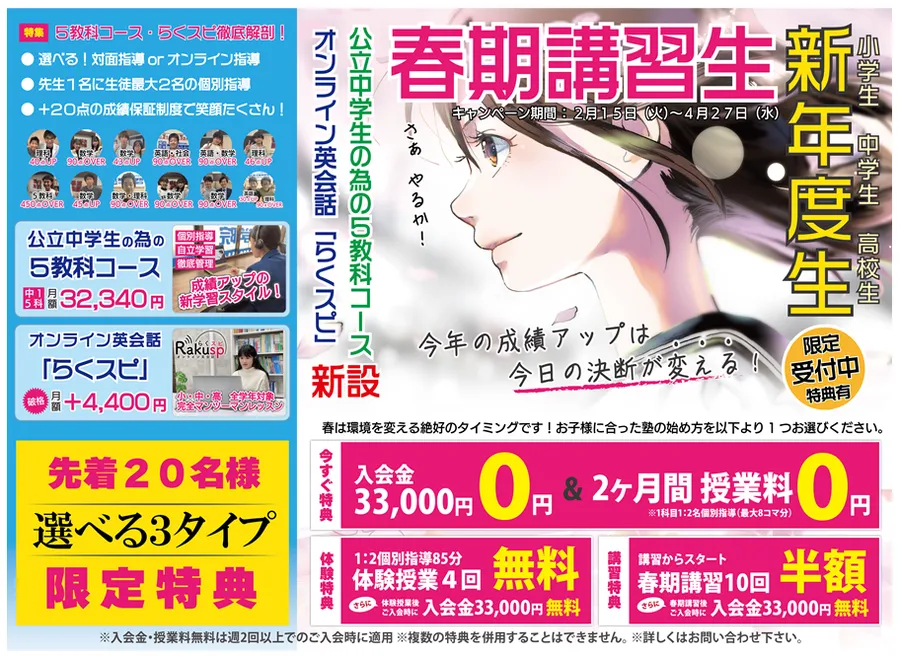 私立中学生のテスト後の動き