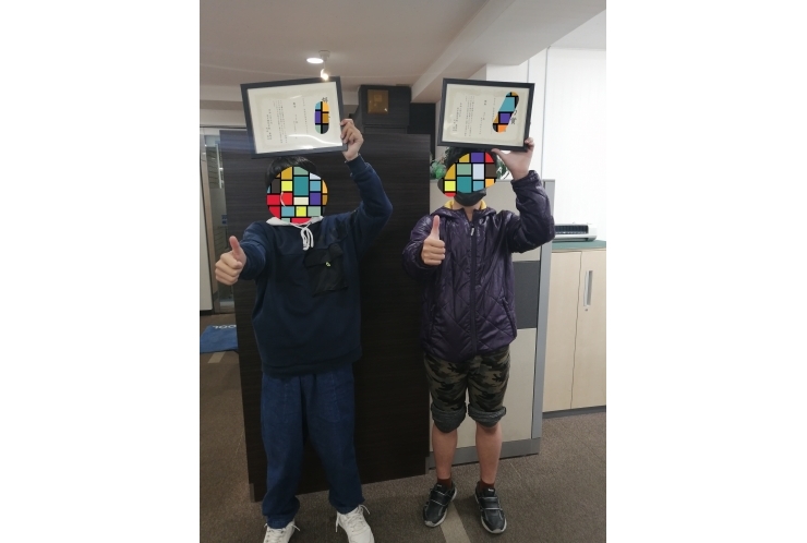 学年末テスト、2人同時に点数アップ！