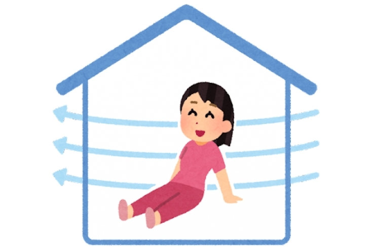 梅雨前なので、換気のすゝめ