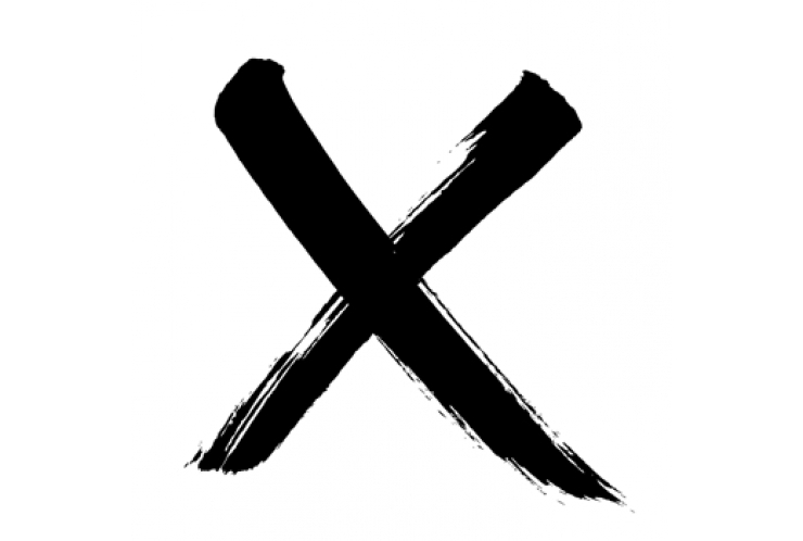 スコアボードの【✖】