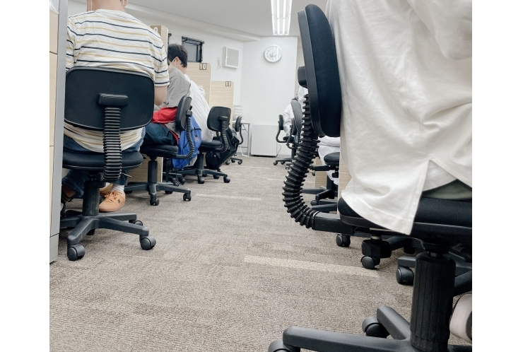 自習生徒のご様子