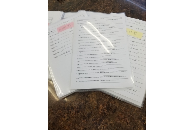 テスト対策プリント作成中！【大和　鶴間　塾】