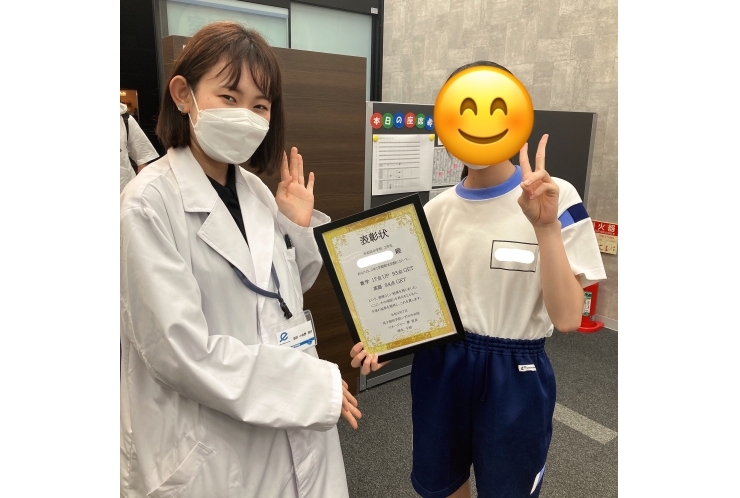 Aさん、受賞おめでとう！～表彰式を行いました～