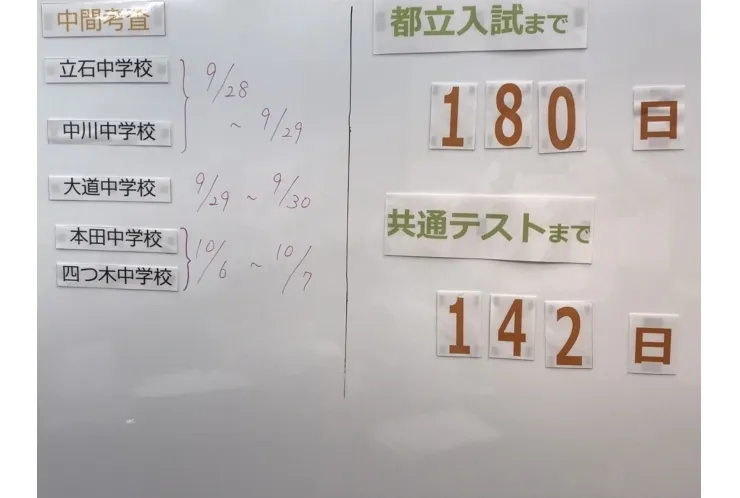 都立入試まであと半年！　【個別指導塾　英才個別学院　立石校】
