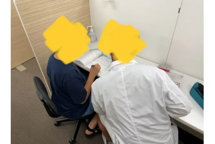 １回目無料定期テスト対策会の様子（9/3）