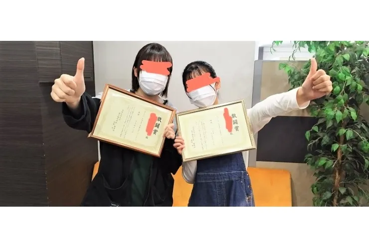 鹿骨中、テスト点数アップ！
