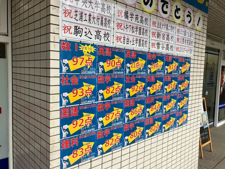 安方・矢口中2学期中間テスト結果！【英才個別学院 矢口渡校】