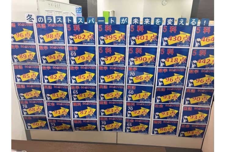 ☆西府駅 府中市西府町の個別指導学習塾【英才個別学院府中西駅前校】｜２学期期末（３回）テスト結果速報①