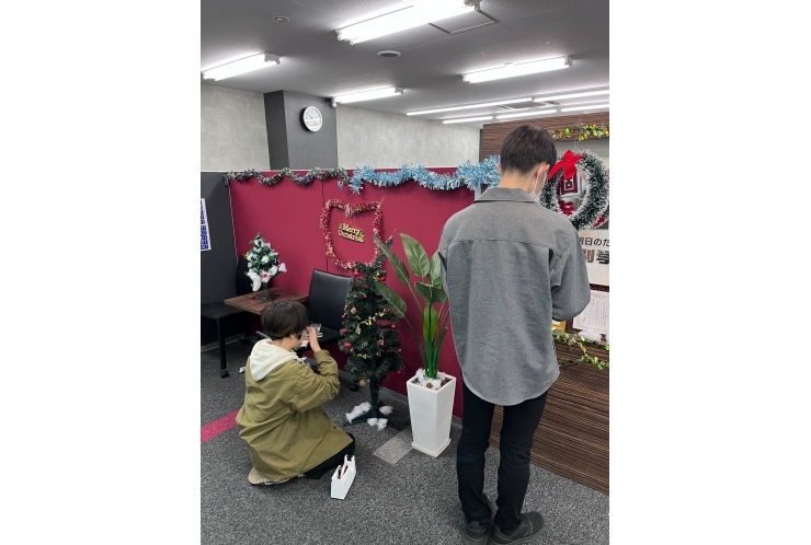 クリスマスの飾りつけをしました【大和　鶴間　塾】