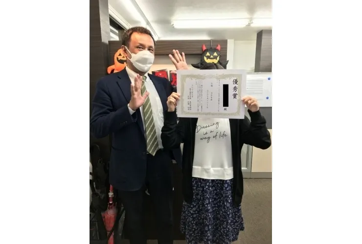 ２学期中間テスト　最優秀賞
