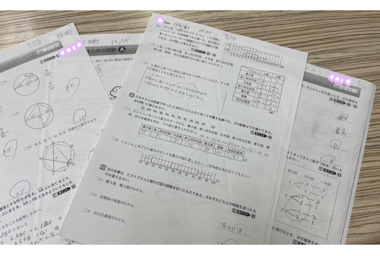 生徒たちの頑張り