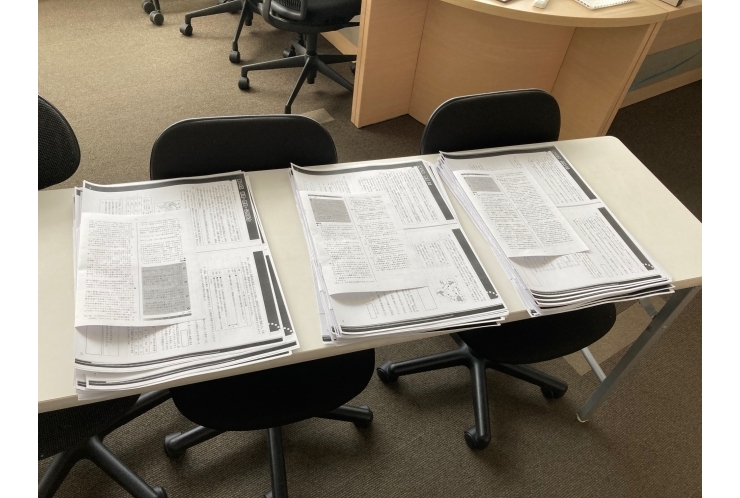 プリント漬けで社会の最終仕上げ