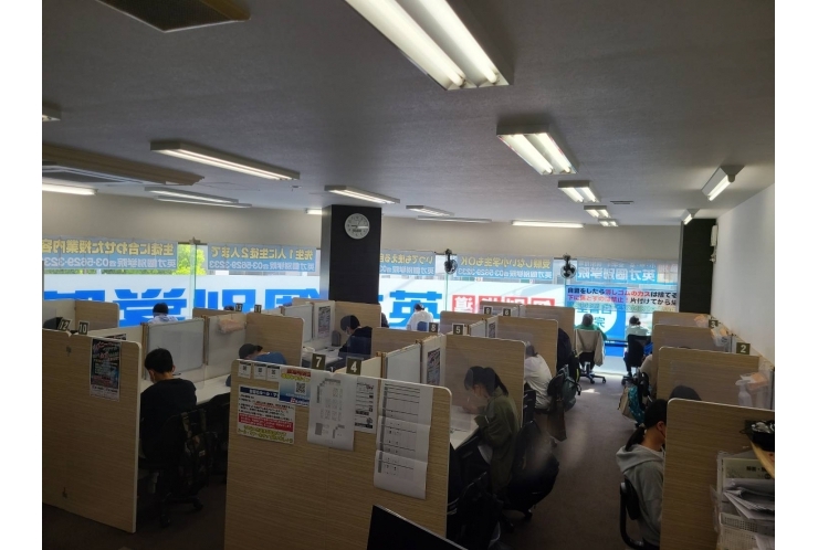 今日は塾内模試！