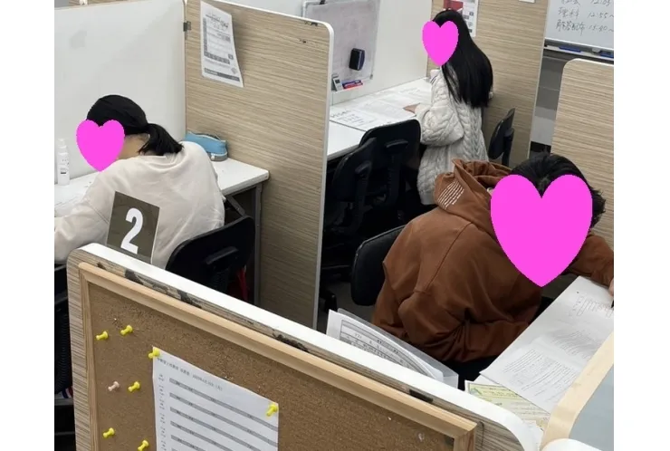 明日から定期テストです！