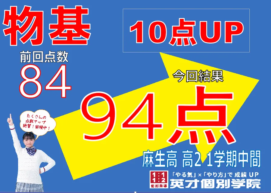 高校生　物理基礎94点！