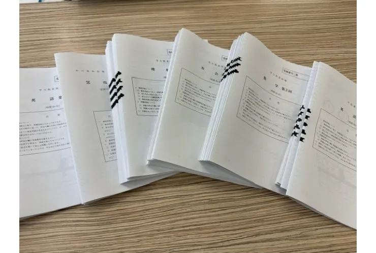 高校受験生に・・・入試プレ模試実施です