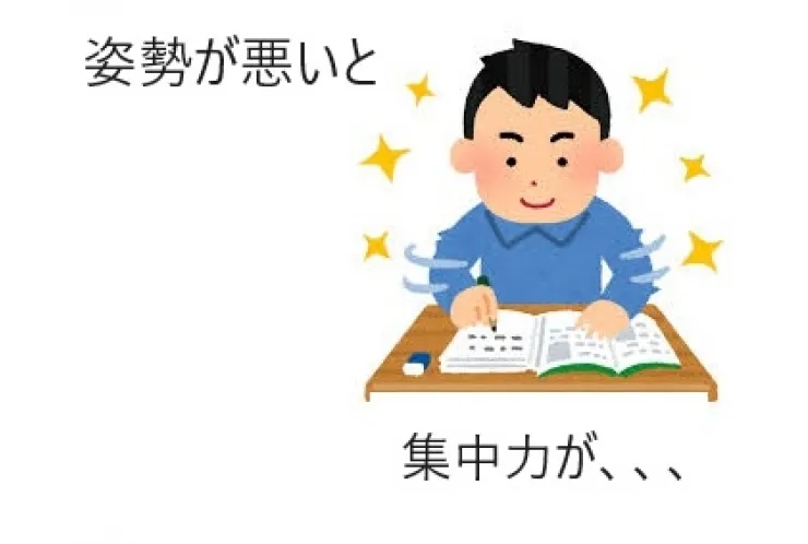 勉強をする姿勢