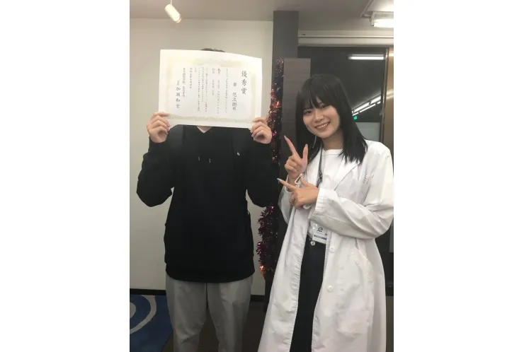 成績優秀者です！