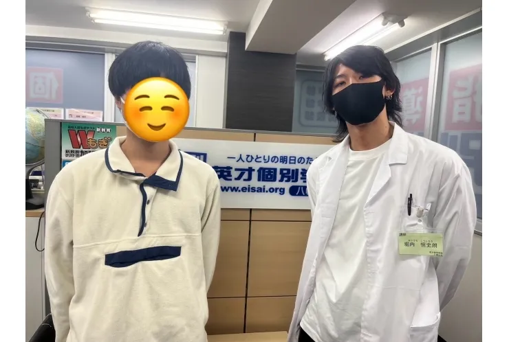 緑丘中３年Fくん　国語31点UP、英語20点UP、理科30点UPおめでとう！