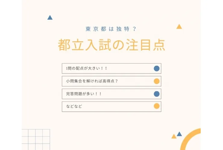 都立入試問題の注目ポイント