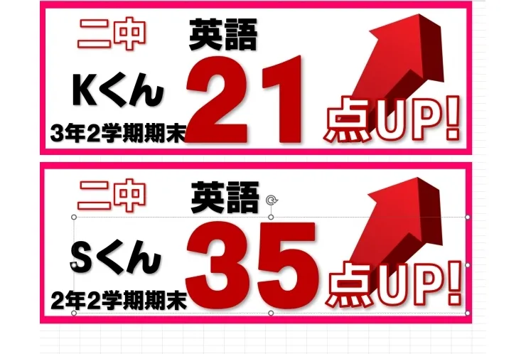 2学期期末テスト結果速報