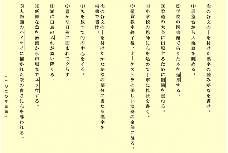 都立入試問題に挑戦―国語漢字④