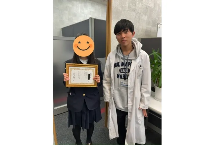 M.Iさん！2学期期末テストにて5科目合計400点以上を獲得！おめでとうございます！