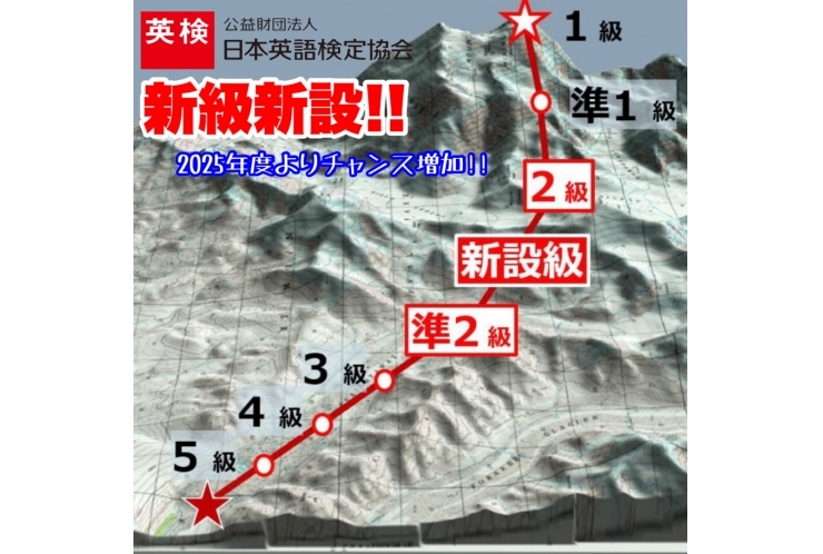 英検！新設級登場！