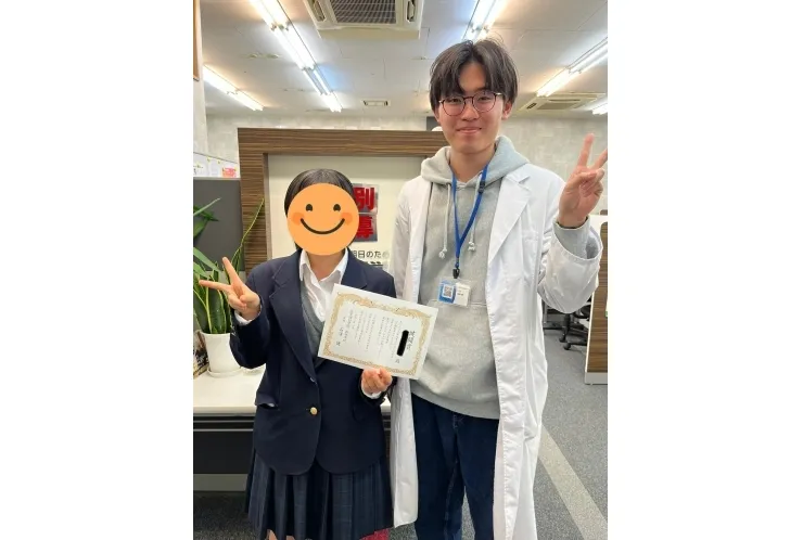 E.Iさん！2学期期末テストにて国語80点以上を獲得＆数学20点以上の点数アップ！おめでとうございます！